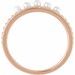 Accented Stackable Pearl Ring