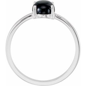 Cabochon Solitaire Ring