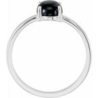 Cabochon Solitaire Ring