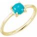 Cabochon Solitaire Ring