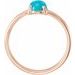 Cabochon Solitaire Ring