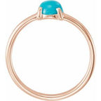 Cabochon Solitaire Ring