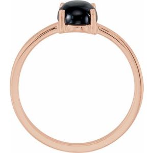 Cabochon Solitaire Ring