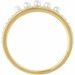 Accented Stackable Pearl Ring