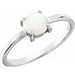 Cabochon Solitaire Ring