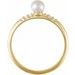 Accented Stackable Pearl Ring