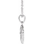 Youth Heart with Cross Necklace or Pendant