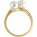 Two-Stone Pearl Ring
