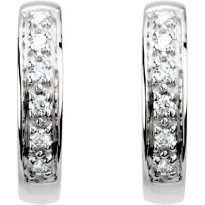 Accented Hoop Earrings
