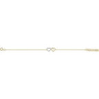 Double Heart Bracelet