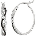 Accented Hoop Earrings