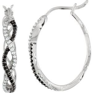 Accented Hoop Earrings