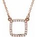 Square Necklace or Center