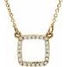 Square Necklace or Center
