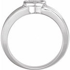 Heart & Cross Ring