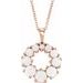 Halo-Style Necklace or Pendant