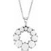Halo-Style Necklace or Pendant