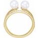 Two-Stone Pearl Ring