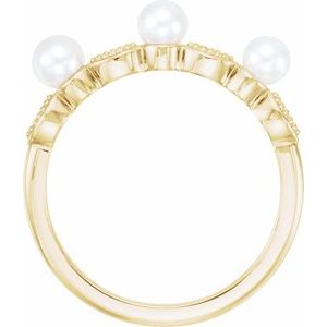 Stackable Pearl Ring