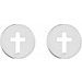 Pierced Cross Earrings