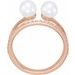 Two-Stone Pearl Ring