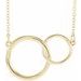 Interlocking Circle Necklace or Center