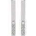 Accented Bar Earrings