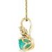 Accented Floral Necklace or Pendant