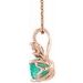 Accented Floral Necklace or Pendant