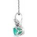 Accented Floral Necklace or Pendant
