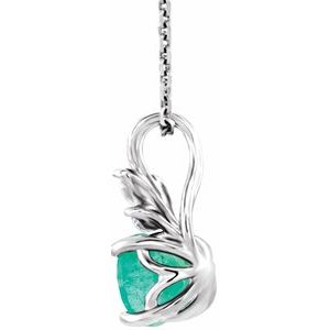 Accented Floral Necklace or Pendant