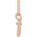 Solitaire Cross Necklace or Pendant