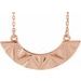 Curved Bar Necklace or Center