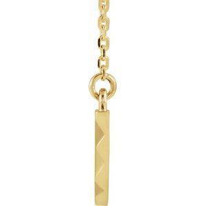 Curved Bar Necklace or Center