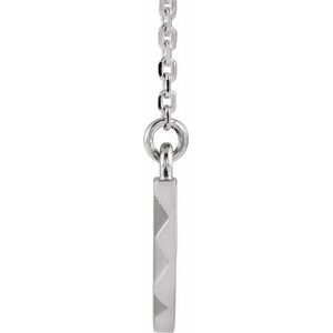 Curved Bar Necklace or Center