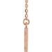 Curved Bar Necklace or Center