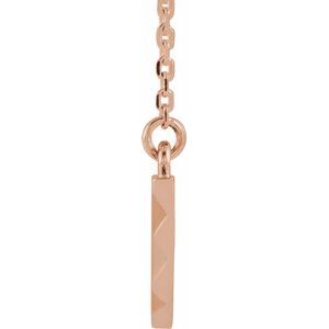 Curved Bar Necklace or Center