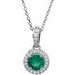 Halo-Style Necklace