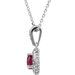 Halo-Style Necklace