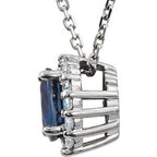 Halo-Style Necklace or Pendant
