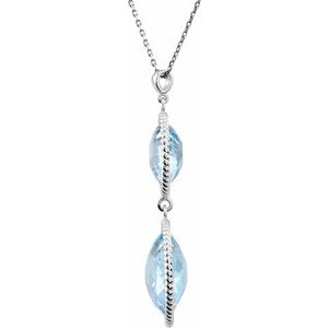 Two-Stone Necklace or Pendant