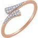 Accented Bypass Ring