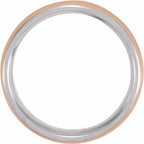 Grooved Comfort-Fit Flat Band