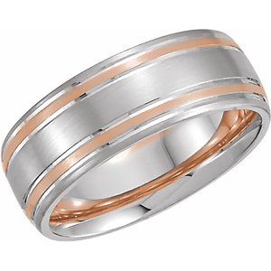 Grooved Comfort-Fit Flat Band