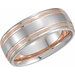 Grooved Comfort-Fit Flat Band