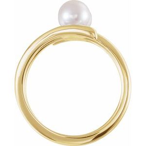 Two-Stone Pearl Ring