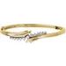 Accented Hinged Bangle Bracelet