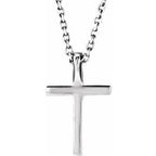Petite Cross Necklace or Pendant