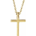 Petite Cross Necklace or Pendant