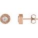 Bezel-Set Earrings